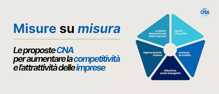 Le proposte CNA  per aumentare la competitività e l’attrattività delle imprese