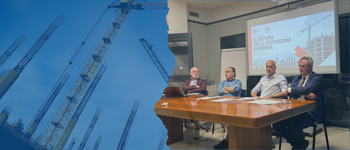 Costruzioni, nel 2027 in Umbria previsto un calo del 10%