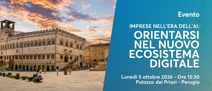 Imprese nell'era dell'AI, evento a Perugia