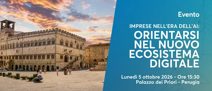 Imprese nell'era dell'AI, evento a Perugia