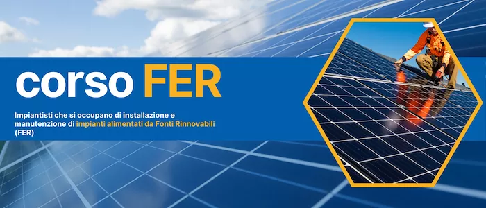 Nuovi corsi FER (Fonti Energie Rinnovabili)