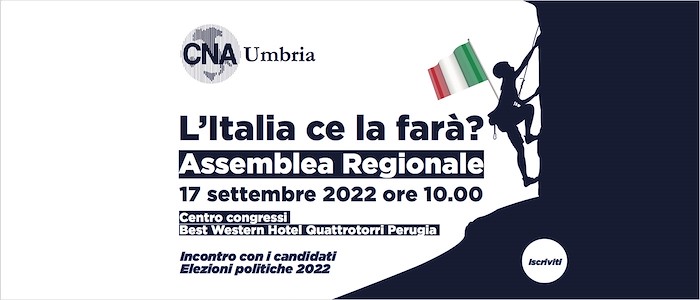 L’Italia ce la farà? Assemblea Regionale CNA Umbria